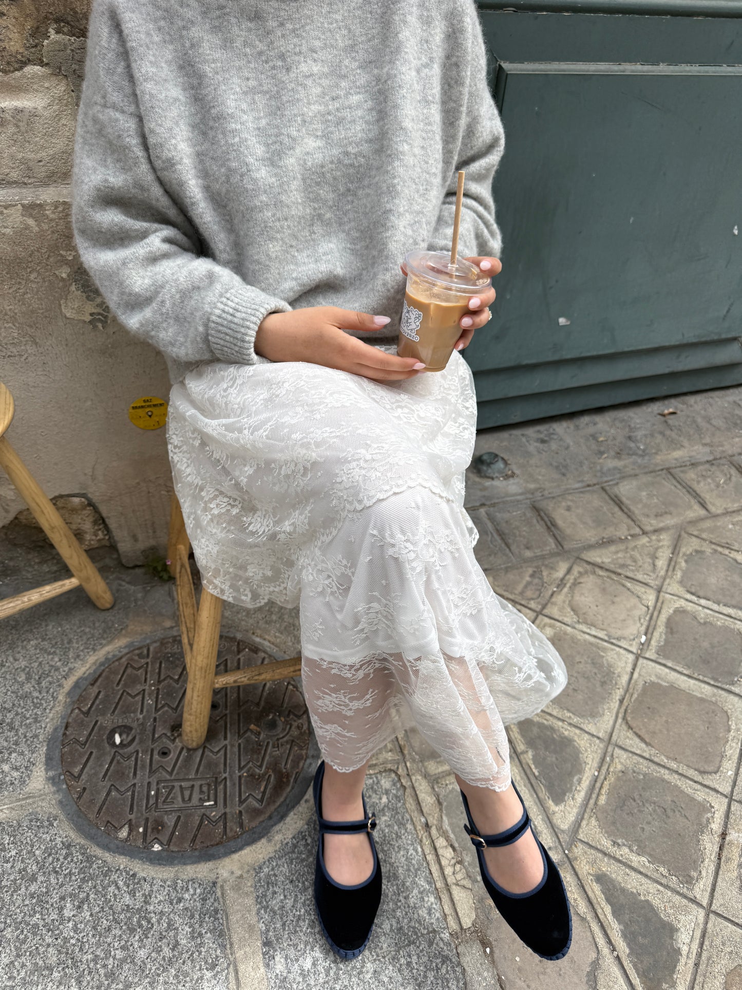 Tiered Lace Skirt